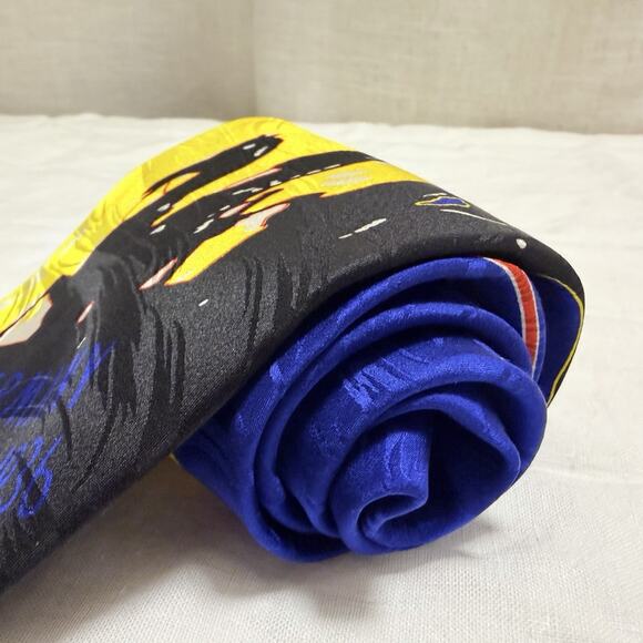 Vintage Olympic Games Silk Tie – 1936 Berlin Poster Art – Made in USA - Picture 3 of 12